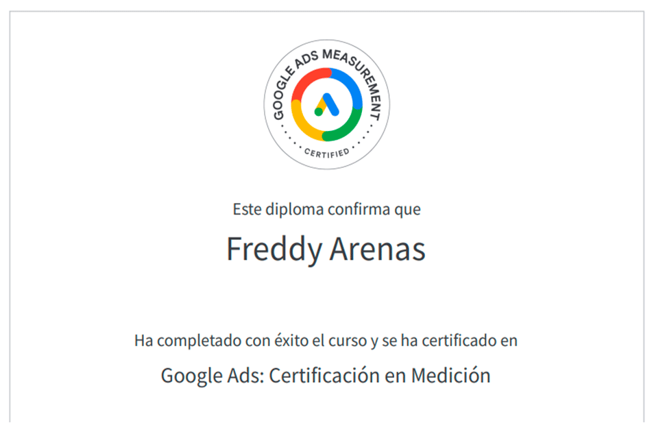 Certificación en Medición